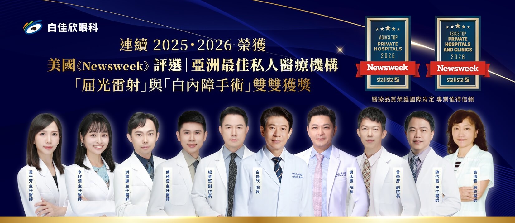 評選2025亞洲最佳私人醫療機構
