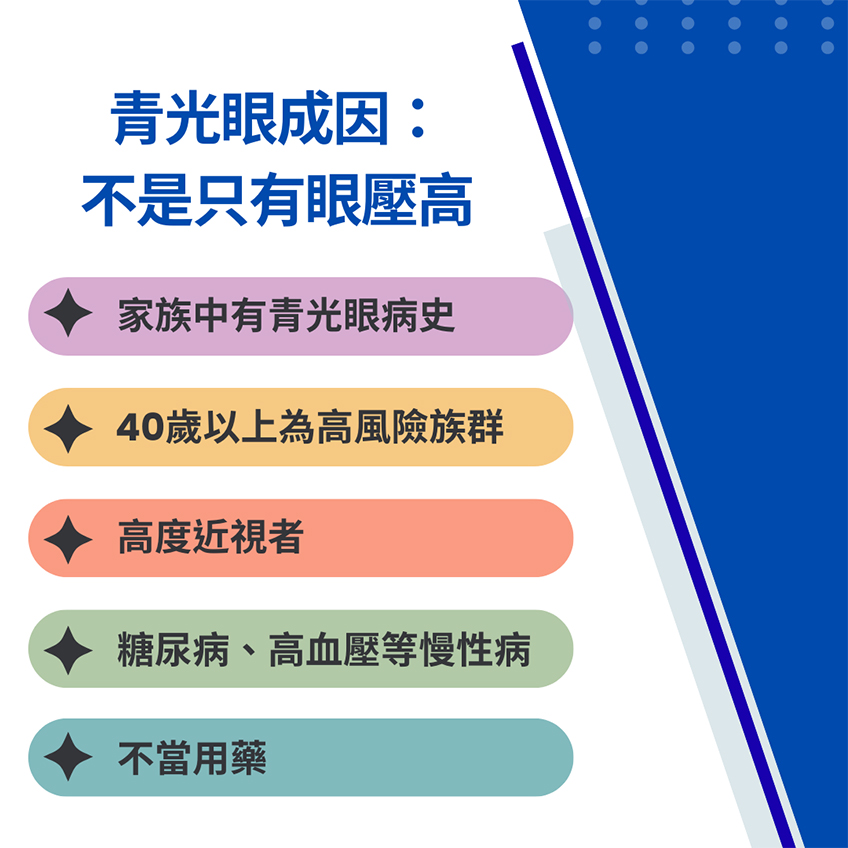 青光眼成因：不是只有眼壓高