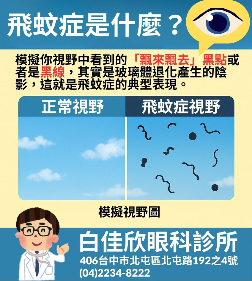 什麼是飛蚊症？