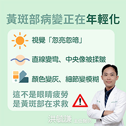 【你以為只是用眼疲勞？其實黃斑部病變正在年輕化】