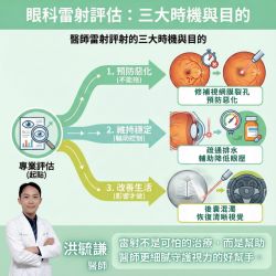 雷射不是可怕的治療，而是幫助醫師更細膩守護視力的好幫手！